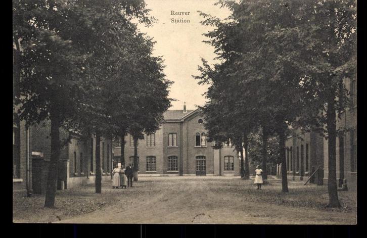 Reuver (L.), Station der Spoorwegen, ca. 1918, Verzamelen, Ansichtkaarten | Nederland, Ongelopen, Limburg, Voor 1920, Verzenden