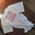 nieuw wit T-shirt met tekst Morse: „for God’s sake, Lewis“, Verzenden, Nieuw, Maat 56/58 (XL), Wit