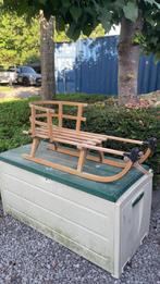 Slee, Kinderen en Baby's, Speelgoed | Buiten | Sleeën, Ophalen, Rugleuning, Gebruikt, Hout