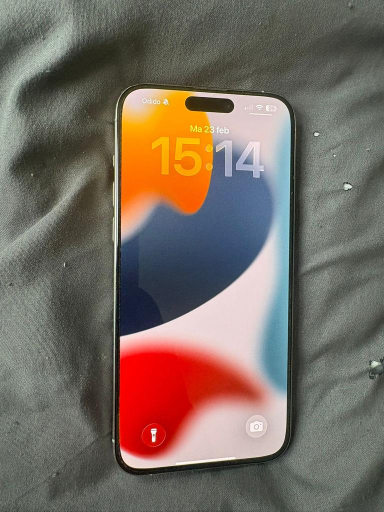 Iphone 15 pro max 256gb, Ophalen of Verzenden, Zwart, 256 GB, IPhone 15 Pro Max