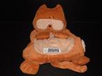 DIFRAX POES KNUFFELDOEKJE GROOT VELOURS ORANJEBRUIN, Kinderen en Baby's, Speelgoed | Knuffels en Pluche, Verzenden, Nieuw, Overige typen