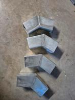 Zinken bochten afvoer 80x80, Ophalen of Verzenden, Kalkzandstenen
