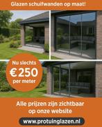 glazen schuifwanden voor uw veranda of overkapping, Ophalen of Verzenden, Nieuw, Veranda