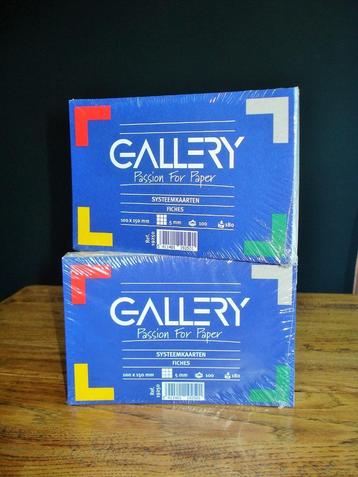NIEUW - 2 pakjes systeemkaarten - 10x15 cm - ruit beschikbaar voor biedingen