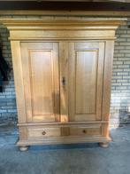 eikenhouten kast / linnenkast – landelijk / klassiek, Ophalen of Verzenden