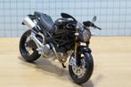 Ducati Monster 696 black 2011 1:12 31189, May Cheong Group France S.A.S., Nieuw, Ophalen of Verzenden, 1:9 t/m 1:12