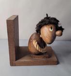 Vintage Boekensteun / Deens Design/ Hans Bolling / pessimist, Ophalen of Verzenden, Gebruikt