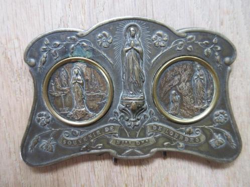 Souvenir de Notre Dame de Lourdes + Santigo de Compostela, Verzamelen, Religie, Zo goed als nieuw, Christendom | Katholiek, Overige typen