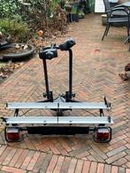 Thule kantelbare fietsendrager, Ophalen, Gebruikt, 2 fietsen, Trekhaakdrager