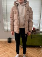 Jongens puffer jas beige - zgan, Kleding | Heren, Jassen | Winter, Beige, Ophalen of Verzenden, Zo goed als nieuw, Pull&Bear