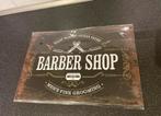 Barber shop bordje, Reclamebord, Ophalen of Verzenden, Zo goed als nieuw