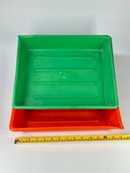 Doka papier bakken 24x30  ontwikkel schalen chemie - 2 stuks, Kunststof, Gebruikt, Schaal, Ophalen of Verzenden