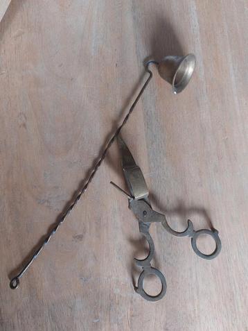 Oude Lotenknijper & Kaasdoffer - Messing/Metaal beschikbaar voor biedingen