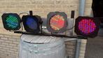 LED PAR 56 black 151 LEDs RGB (4 stuks), Muziek en Instrumenten, Ophalen of Verzenden, Gebruikt, Licht, Kleur