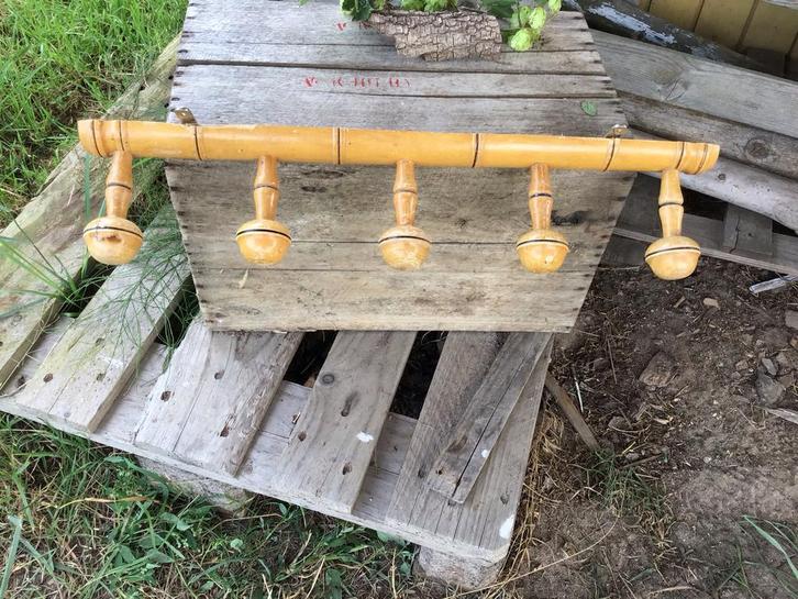 Antieke Kapstok - Begin 1900 - Uniek!, Huis en Inrichting, Woonaccessoires | Kapstokken, Gebruikt, Wandkapstok, Minder dan 100 cm