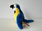 Knuffel papegaai blauw/geel zacht 13-21 cm / Suma Collection, Ophalen of Verzenden, Zo goed als nieuw, Overige typen