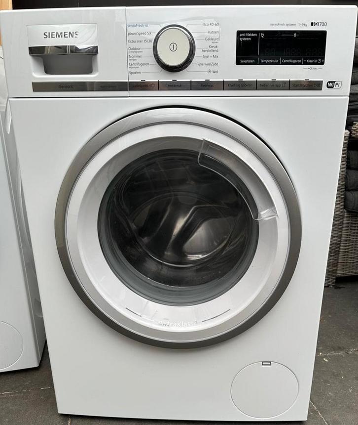 Siemens iSensoric iQ 9kg 1600 toeren SensoFresh wasmachine, Witgoed en Apparatuur, Wasmachines, Zo goed als nieuw, Voorlader, 8 tot 10 kg