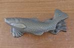 Vintage jaren 60 70 bronzen messing deurklopper haring vis, Ophalen of Verzenden