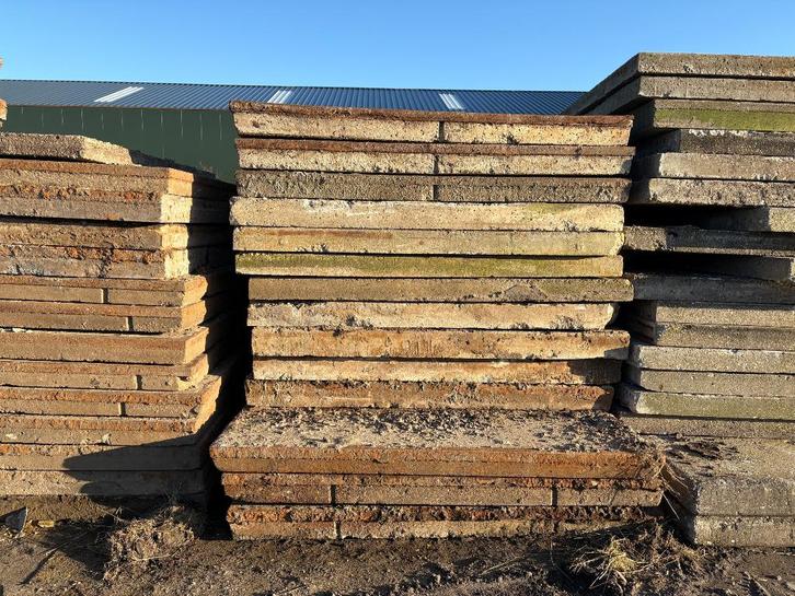 STELCONPLATEN, Tuin en Terras, Tegels en Klinkers, Gebruikt, Overige typen, Beton, 10 m² of meer, Ophalen of Verzenden