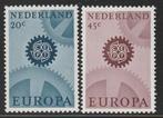 Nederland 1967 884/885 Europa, fosfor, Ongebruikt, Postzegels en Munten, Na 1940, Verzenden, Postfris