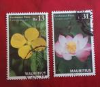 Mauritius 2016 ,2 pzs fresh water flora, Verzenden, Overige landen, Gestempeld