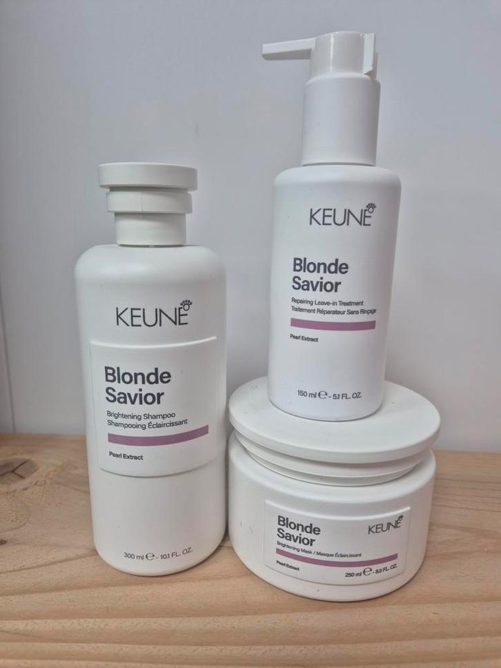 Keune Blonde Savior Set, Sieraden, Tassen en Uiterlijk, Uiterlijk | Haarverzorging, Nieuw, Shampoo of Conditioner, Ophalen of Verzenden