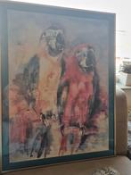 Mooi aquarel van Jan kooistra, Antiek en Kunst, Kunst | Schilderijen | Klassiek, Ophalen of Verzenden