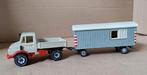 Siku 1620 Unimog 1500 met bouwkeet/schaftwagen 2519 1:50, Hobby en Vrije tijd, Ophalen of Verzenden, Zo goed als nieuw, Bus of Vrachtwagen