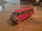 Vintage blikken brandweerauto schuco 3037, Ophalen of Verzenden, Gebruikt