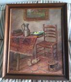 Boereninterieur - Piet Moleveld (Sr) - (1919-1976), Ophalen of Verzenden