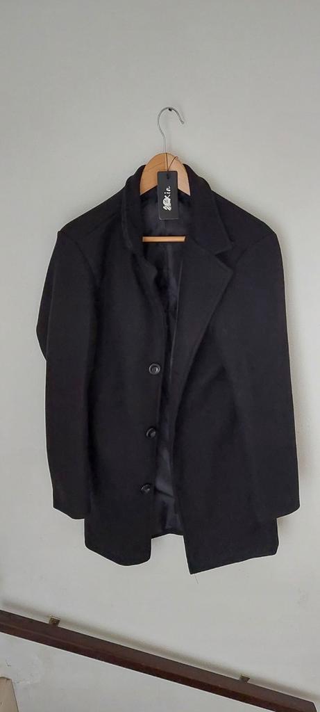 2 Mooie mantel jassen., Kleding | Heren, Jassen | Winter, Zo goed als nieuw, Maat 48/50 (M), Zwart, Verzenden