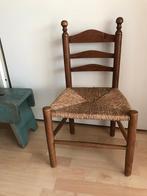 Oud Hollands kinderstoeltje met biezen zitting., Antiek en Kunst, Curiosa en Brocante, Ophalen