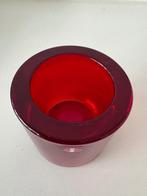 Iittala Kivi RED, Huis en Inrichting, Woonaccessoires | Kandelaars en Kaarsen, Overige materialen, Gebruikt, Ophalen of Verzenden