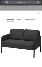Ikea GLOSTAD Mooie grijze tweepersoonsbank, Tweepersoons, 75 tot 100 cm, Ophalen of Verzenden, Zo goed als nieuw