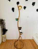 TRIO plantenstandaard rotan Midcentury vintage, Ophalen of Verzenden, Huis en Inrichting