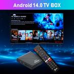 TV Box Android 14 – SmartTV Upgrade Dual WiFi & IPTV, Ophalen of Verzenden, Zo goed als nieuw, HDMI, Minder dan 500 GB