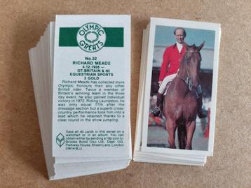 Olympic Greats complete set 50 tea cards 1979 Brooke Bond beschikbaar voor biedingen