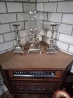 Antiek radio plckups met kaarsen kandelaar stel, Ophalen of Verzenden, Zo goed als nieuw, Radio