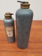 Warm water kruiken met koperen schroefdop 2 stuks, Ophalen of Verzenden