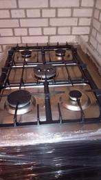 Te koop: Hotpoint Ariston Gasfornuis met oven (5-pits, RVS), Ophalen, Zo goed als nieuw, 60 cm of meer