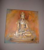 Canvas met Boeddha afbeelding, Huis en Inrichting, Ophalen of Verzenden, Zo goed als nieuw