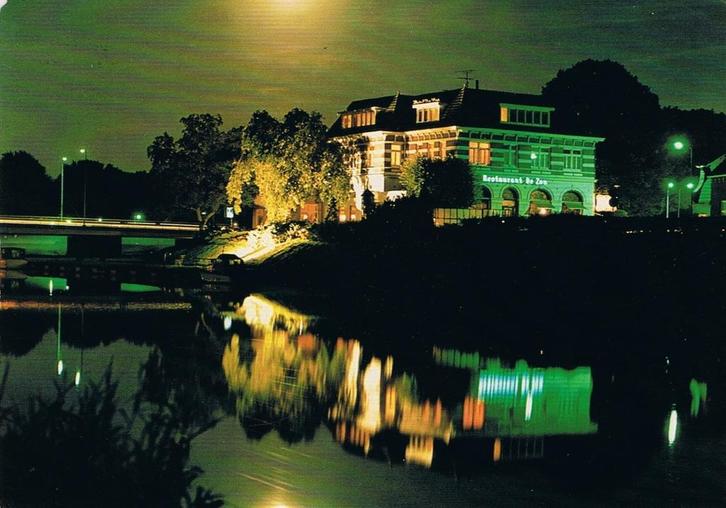 Ommen, Specialiteitenrestaurant De Zon - 1982, Verzamelen, Ansichtkaarten | Nederland, Gelopen, Overijssel, 1960 tot 1980, Verzenden