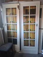 Glas in lood suite schuifdeur., Doe-het-zelf en Verbouw, Deuren en Horren, Ophalen, 80 tot 100 cm, Binnendeur, Glas