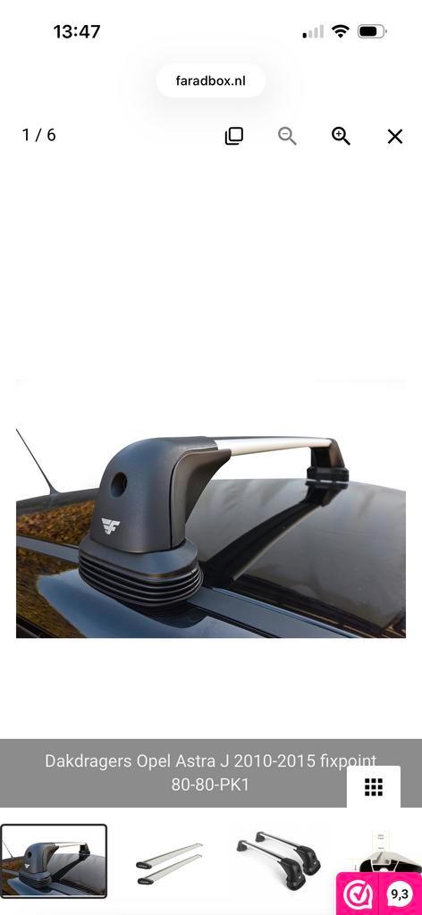 Farad Dakdragers Opel Astra J Hatchback, Auto diversen, Dakdragers, Gebruikt, Ophalen