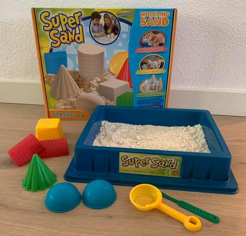 Speelzand voor binnenshuis: Super Sand Classic., Kinderen en Baby's, Speelgoed | Overig, Gebruikt, Jongen of Meisje, Ophalen of Verzenden