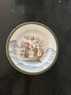 10 Eierschaal Porselein Bordjes met Oosters Tafereel, Huis en Inrichting, Gebruikt, Ophalen of Verzenden, Bord(en), Overige stijlen