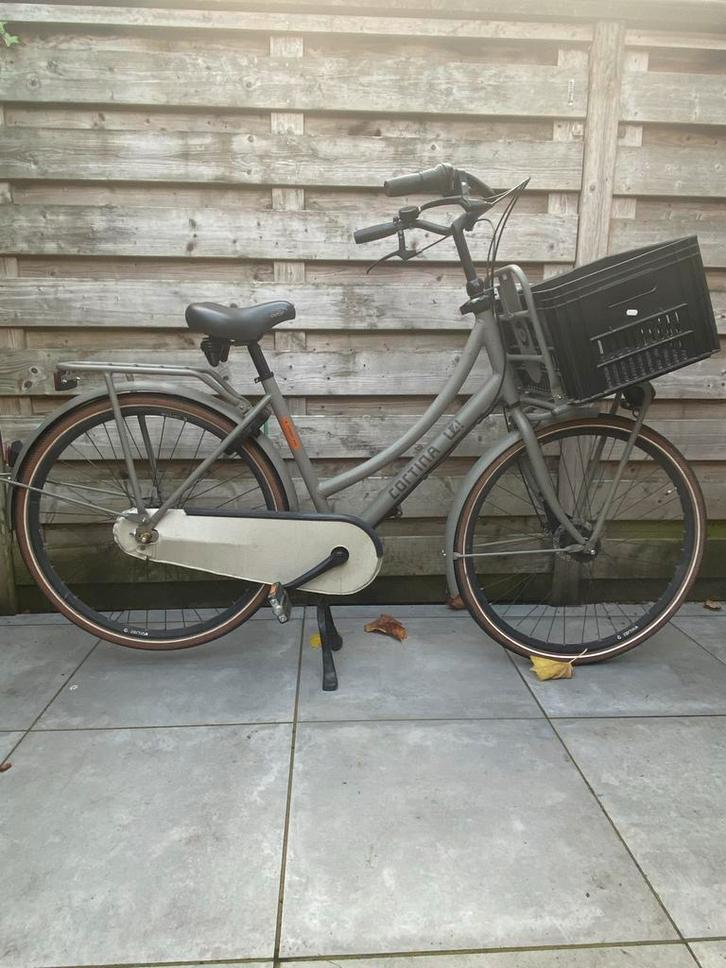 Cortina U4 Transport Damesfiets 50cm - Quarz Grey, Fietsen en Brommers, Fietsen | Dames | Damesfietsen, Gebruikt, Overige merken