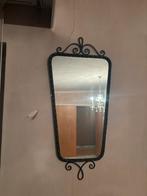 Ovale spiegel met sierlijke lijst, Ophalen, Gebruikt, 100 tot 150 cm, Rechthoekig