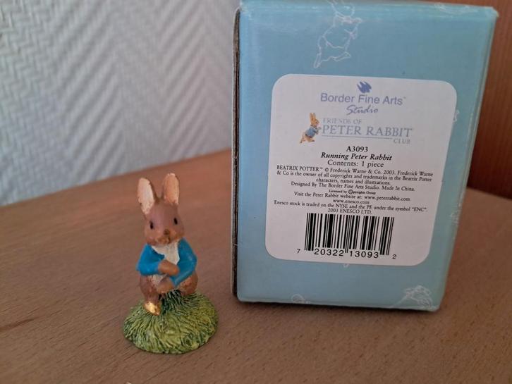 Running Peter Rabbit, Beatrix Potter, Verzamelen, Poppetjes en Figuurtjes, Zo goed als nieuw, Ophalen of Verzenden