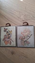 2 borduurpakketten Lanarte bloemenkinderen, Hobby en Vrije tijd, Borduren en Borduurmachines, Ophalen of Verzenden, Zo goed als nieuw
